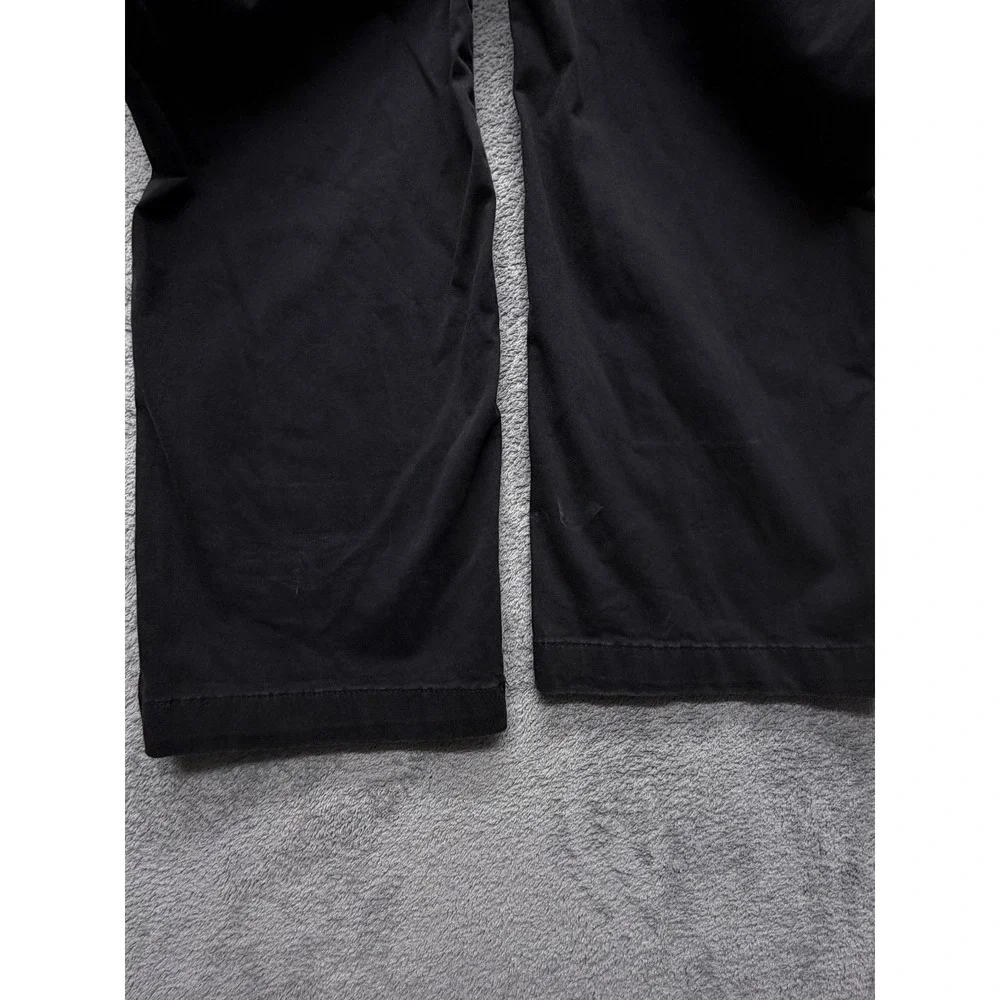 Lee Pants Mens Measured 34x29 Black‎ X-Treme Comfort Stretch Chino Flat Front